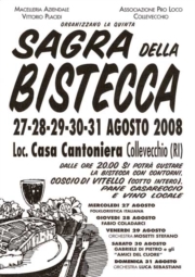 Sagra della bistecca a Collevecchio (Rieti) 27-31 agosto 2008