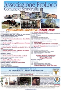 Estate Scandrigliese festeggiamenti di Ferragosto a Scandriglia 9 -17 agosto 2008
