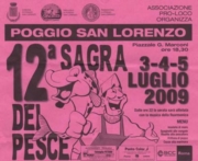 Sagra del pesce a Poggio san Lorenzo 3-4-5 luglio 2009