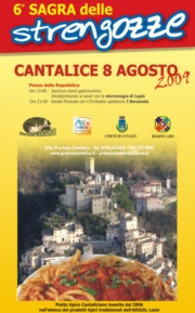 6 "Sagra delle Strengozze" Cantalice 8 agosto 2009