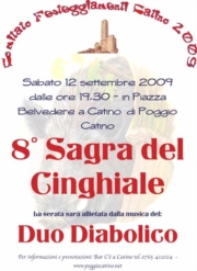 sagra del cinghiale Catino - sabato 12 settembre