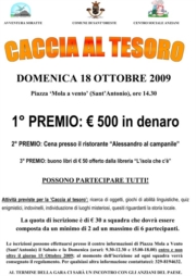 CACCIA AL TESORO a Sant'Oreste Domenica 18 Ottobre 2009