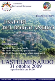 “I sapori del borgo antico” Borgorose (Ri) 31 ottobre 2009
