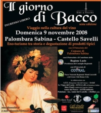IL GIORNO DI BACCO 8 Novembre 2009 – Palombara Sabina, Castello Savelli