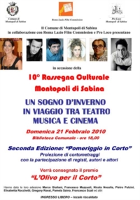 Pomeriggio in Corto - domenica 21 Febbraio 2010 Montopoli di Sabina