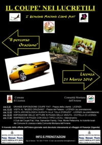 Raduno Coupè 21 marzo 2010 presso Civitella di Licenza (RM)