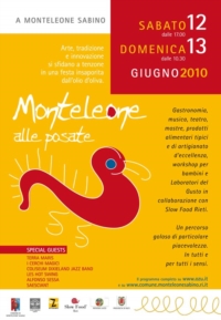 SABATO 12 DOMENICA 13   GIUGNO 2010 "MONTELEONE ALLE POSATE"