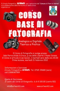 Corso base di fotografia a Passo Corese