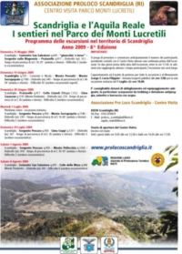 Scandriglia e l’Aquila Reale - I sentieri nel Parco dei Monti Lucretili Scandriglia e l’Aquila Reale - I sentieri nel Parco dei Monti Lucretili