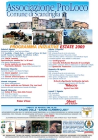 Ferragosto Scandrigliese 2009 - 8/22 agosto 2009 Scandriglia Ferragosto Scandrigliese 2009 - 8/22 agosto 2009 Scandriglia