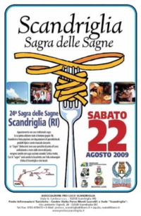 Sagra delle Sagne - Scandriglia 22 agosto 2009 Sagra delle Sagne - Scandriglia 22 agosto 2009