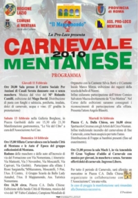 Carnevale Mentanese 11-16 febbraio 2010 Carnevale Mentanese 11-16 febbraio 2010