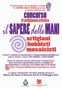 Concorso di artigianato artistico a Nazzano. Iscrizioni aperte fino al 20 aprile 2010 Concorso di artigianato artistico a Nazzano. Iscrizioni aperte fino al 20 aprile 2010