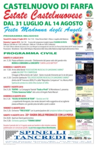 CASTELNUOVO DI FARFA: Estate Castelnuovese 2010 programma CASTELNUOVO DI FARFA: Estate Castelnuovese 2010 programma