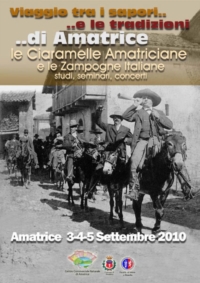 Viaggio tra i sapori e le tradizioni di Amatrice dal 3 al 5 settembre Viaggio tra i sapori e le tradizioni di Amatrice dal 3 al 5 settembre