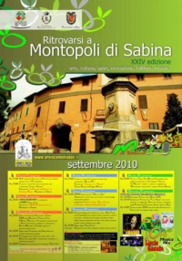Ritrovarsi a Montopoli di Sabina 2010. 17-29 settembre 2010 Ritrovarsi a Montopoli di Sabina 2010. 17-29 settembre 2010