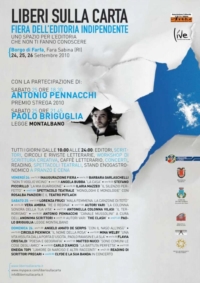 Programma di “Lib(e)ri sulla Carta”, Fiera dell’Editoria Indipendente Farfa 24-26 settembre 2010 Programma di “Lib(e)ri sulla Carta”, Fiera dell’Editoria Indipendente Farfa 24-26 settembre 2010