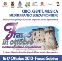 Frasso in Ottobre 2010 - FRASSO SABINO, 16 E 17 OTTOBRE Frasso in Ottobre 2010 - FRASSO SABINO, 16 E 17 OTTOBRE