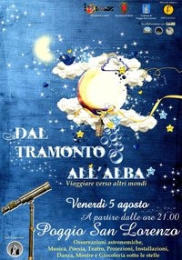 5 agosto "dal Tramonto all'Alba 2011" - Una notte di stelle a Poggio San Lorenzo (RI) 5 agosto "dal Tramonto all'Alba 2011" - Una notte di stelle a Poggio San Lorenzo (RI)