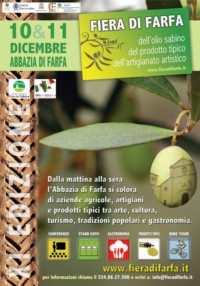 Fiera di Farfa XI Edizione - 10 e 11 dicembre, 2011 - Abbazia di Farfa Fiera di Farfa XI Edizione - 10 e 11 dicembre, 2011 - Abbazia di Farfa