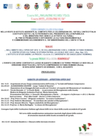 Fiano Romano "La giornata TRICOLORE DELLA CULTURA RISORGIMENTALE" Fiano Romano "La giornata TRICOLORE DELLA CULTURA RISORGIMENTALE"