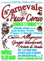 Carnevale a Passo Corese 12 Febbraio 2012 Carnevale a Passo Corese 12 Febbraio 2012