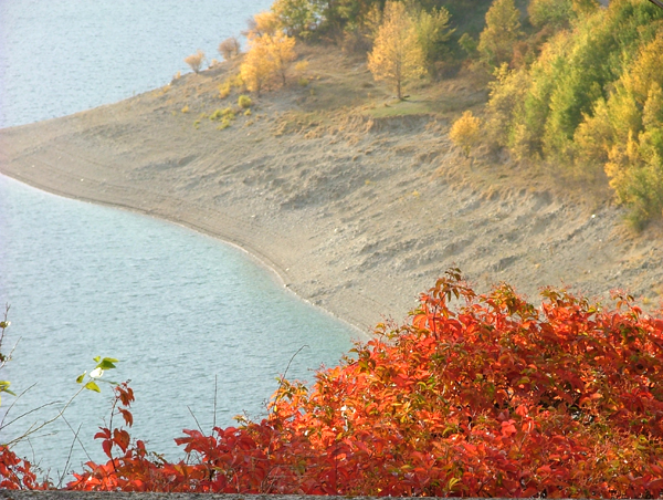 Il lago del Turano - foto G. Pace tutti i diritti riservati