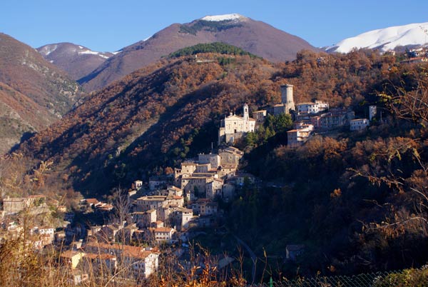 Vista di Cantalice - foto Giorgio Pace
