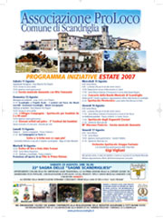 Scandriglia 11 - 25 Agosto 2007 Festeggiamenti di Ferragosto con l'Estate Scandrigliese