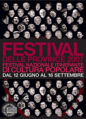 FESTIVAL DELLE PROVINCE 2007 Festival itinerante di cultura popolare (Programma provincia di Rieti)