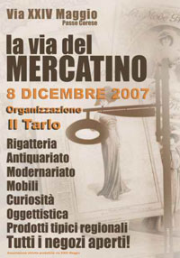 La via del mercatino a Passo Corese 