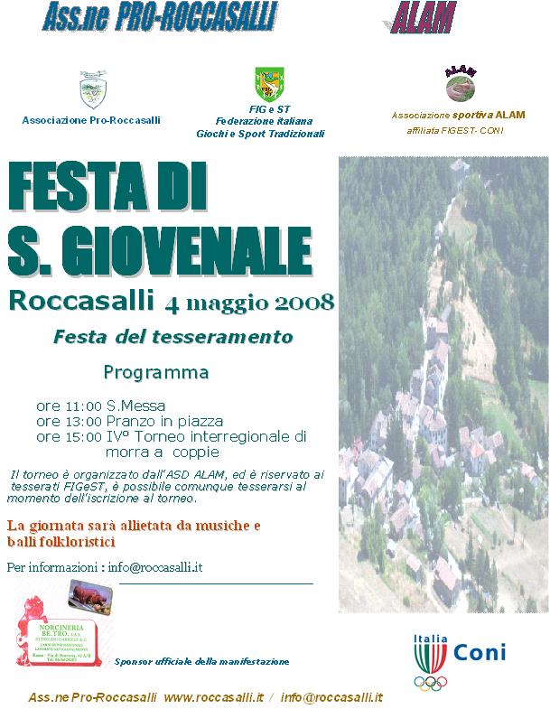 Festa di San Giovenale 4 maggio 2008 - Roccasalli di Accumoli (RI)