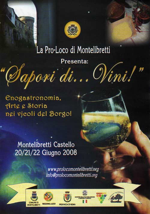 "Sapori di...Vini!" Montelibretti (Roma)20/21/22 Giugno 2008
