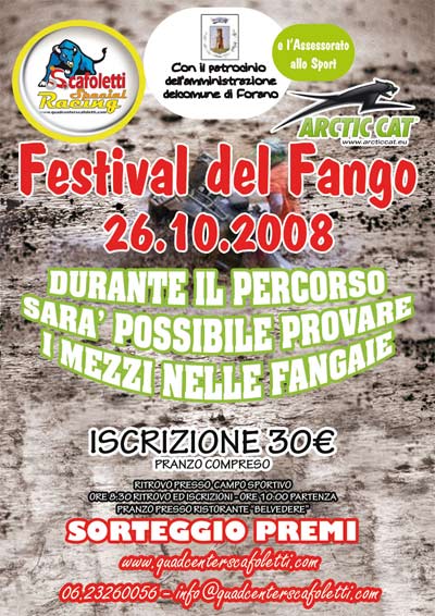 RADUNO REGIONALE DI QUAD Domenica 26 ottobre 2008 Forano (Ri). Leggi tutto RADUNO REGIONALE DI QUAD Domenica 26 ottobre 2008 Forano (Ri). Leggi tutto