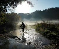 Locandina: La via Francigena in Mountain Bike
