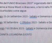 Locandina: Mostra del fungo di Bracciano 2023