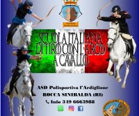Locandina: corso tiro con l'arco a cavallo