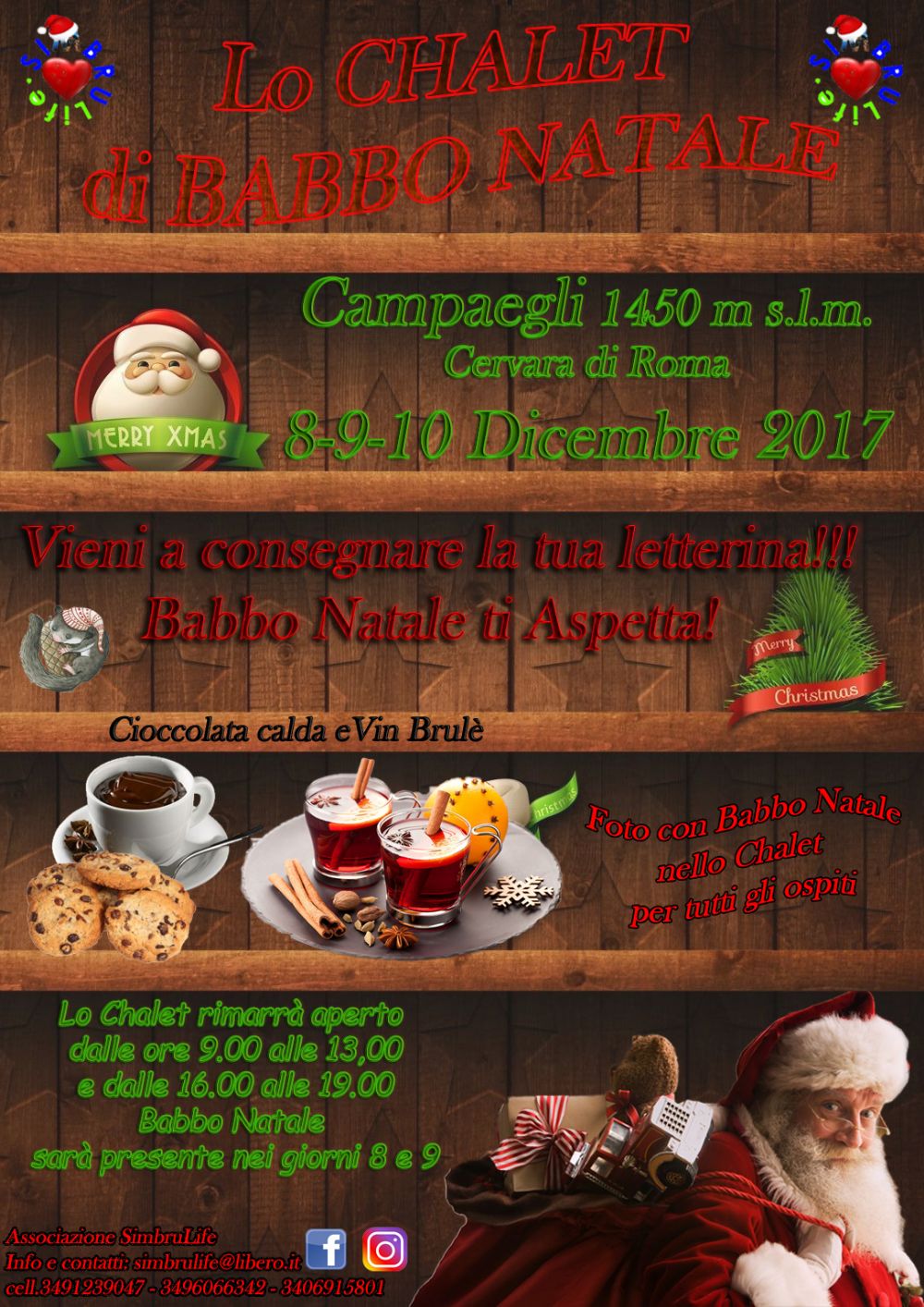 10 Giorni Con Babbo Natale.Chalet Casa Di Babbo Natale Escursioni In Sabina Go Sabina