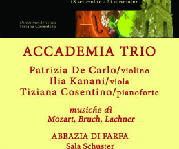 Locandina: Accademia trio