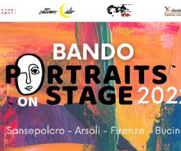 Locandina: Bando di Residenza Portraits on stage 2022