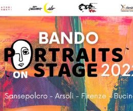 Locandina: Bando di Residenza Portraits on stage 2022