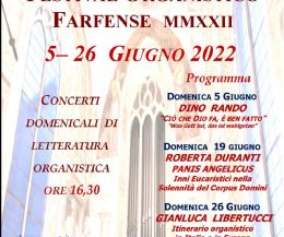 Locandina: Festival Organistico Farfense