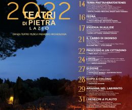Locandina: Teatri di Pietra 2022