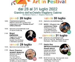 Locandina: Magliano Sabina Art in Festival