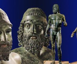 Locandina: I bronzi di Riace, cinquant'anni fa