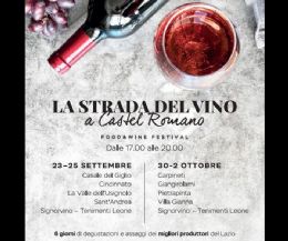 Locandina: La strada del vino a Castel Romano