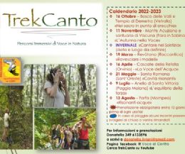 Locandina: TREKCANTO - Calendario 2022-2023
