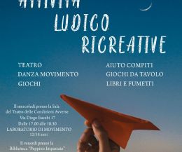 Locandina: Le attività ludico-ricreative a cura del Teatro delle Condizioni Avverse