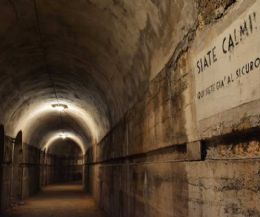 Locandina: I rifugi-bunker del monte Soratte ed il borgo di Sant'Oreste