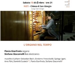 Locandina: L’organo nel tempo